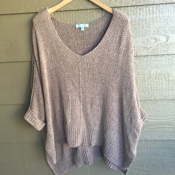 she + sky Sweaters - She+Sky loose knit oversized Dolman style sweater